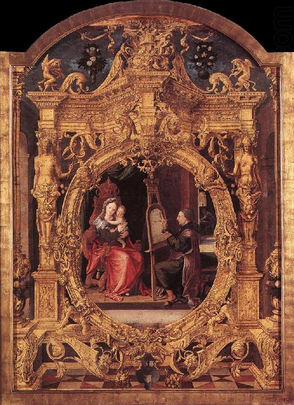 St Luke Painting the Virgin s Portrait, BLONDEEL, Lanceloot